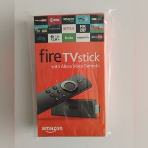 Amazon Fire TV Stick 2nd Gen Black Wi-Fi HDMI with Alexa Voice Remote